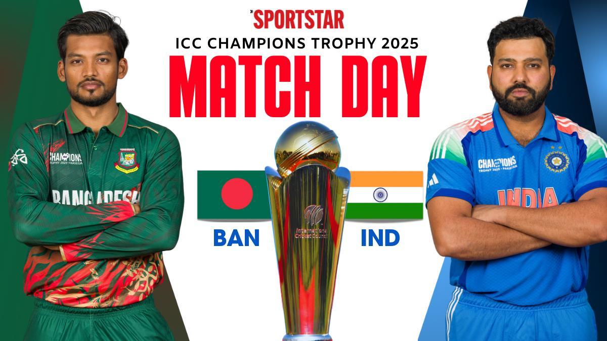 India vs Bangladesh Live Score, Champions Trophy 2025: BAN 65/5 (17 overs); Jaker, Hridoy at crease